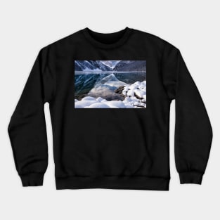 Snow-Framed Reflections Crewneck Sweatshirt